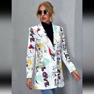 Print Blazer